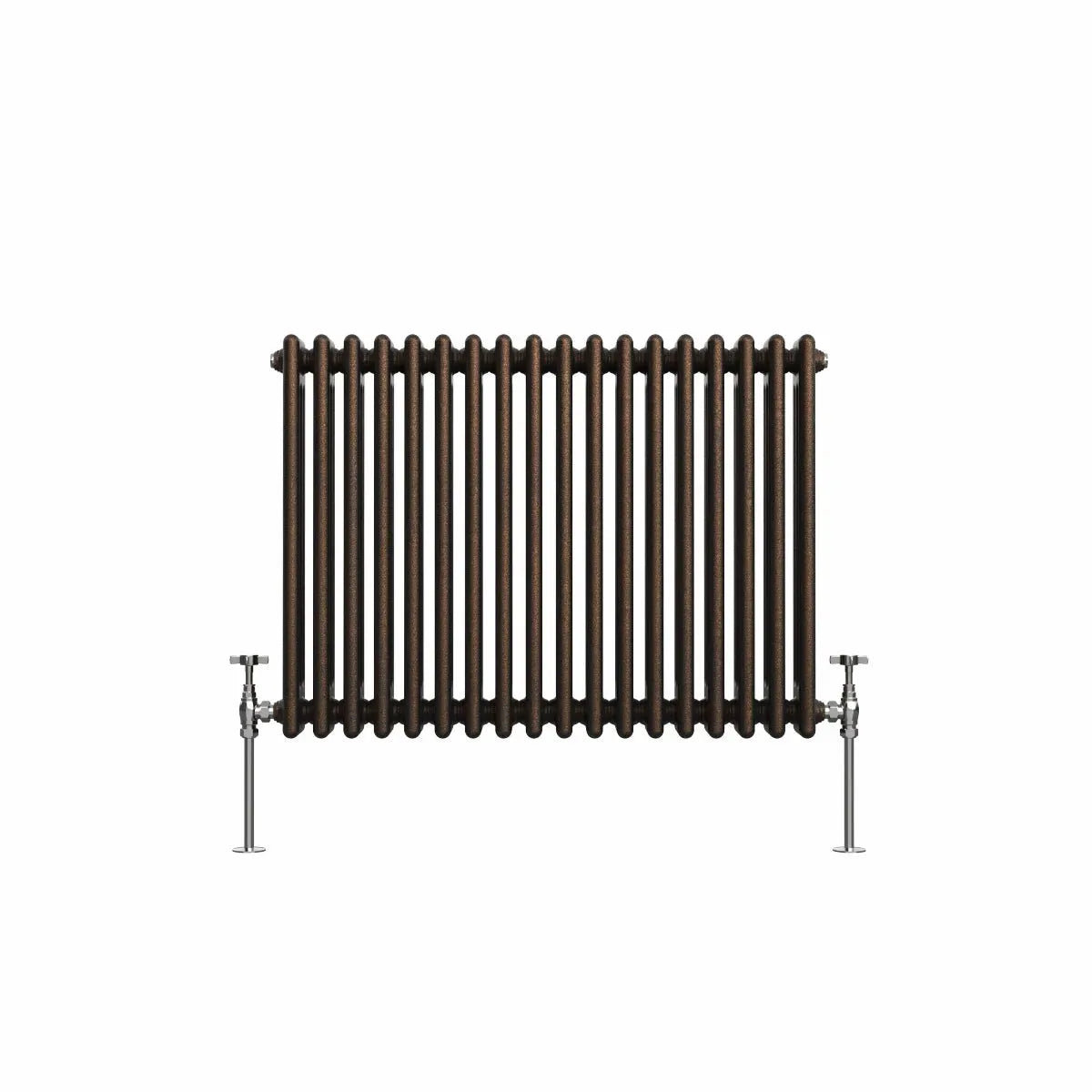 Ferentino - Traditional horizontal column radiator blackened copper