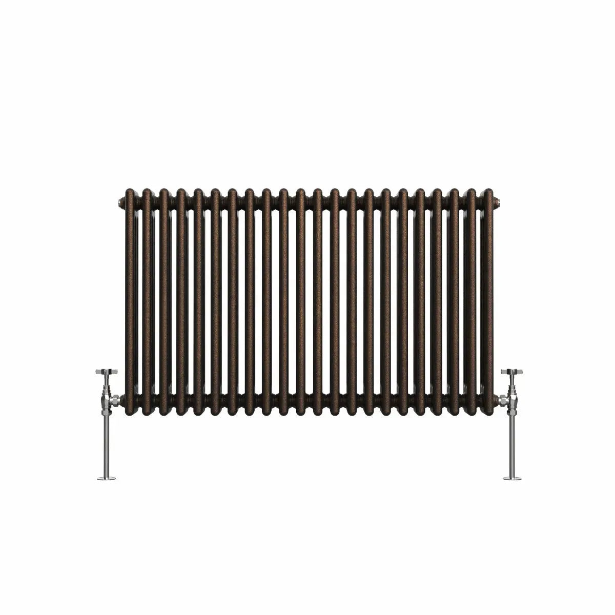 Ferentino - Traditional horizontal column radiator blackened copper