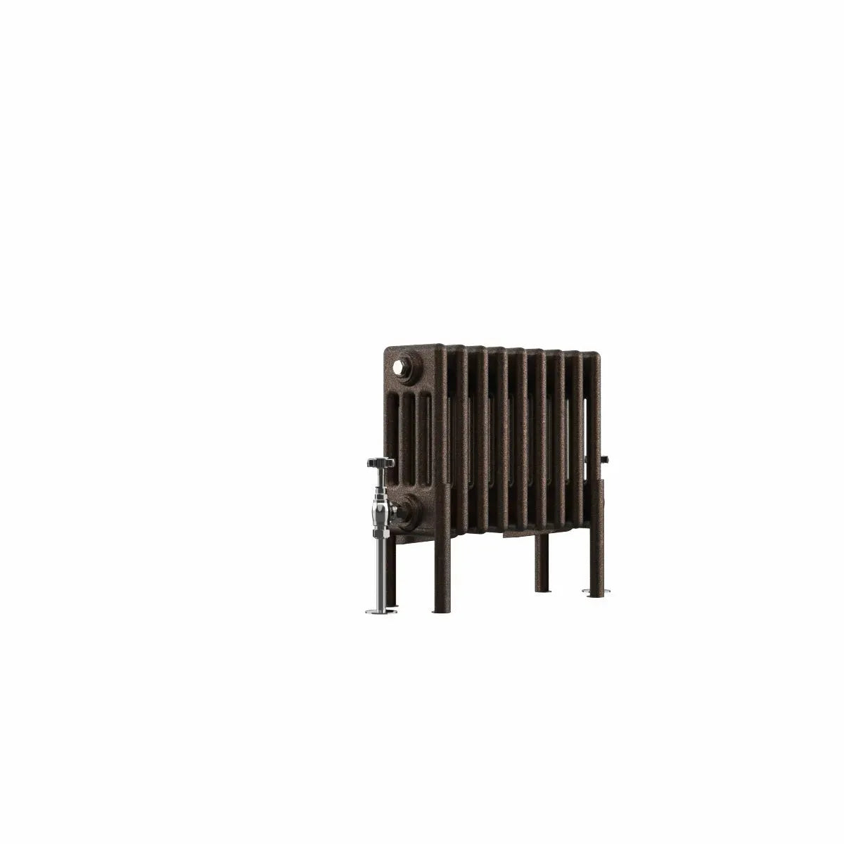 Ferentino - Traditional horizontal column radiator blackened copper