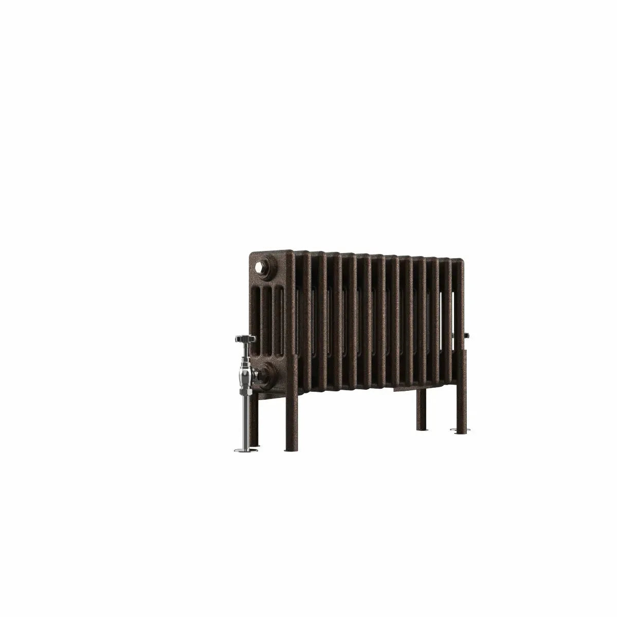 Ferentino - Traditional horizontal column radiator blackened copper