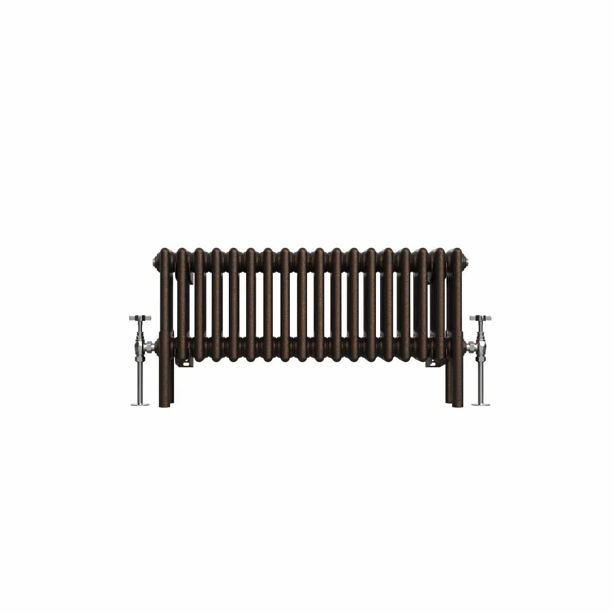 Ferentino - Traditional horizontal column radiator blackened copper