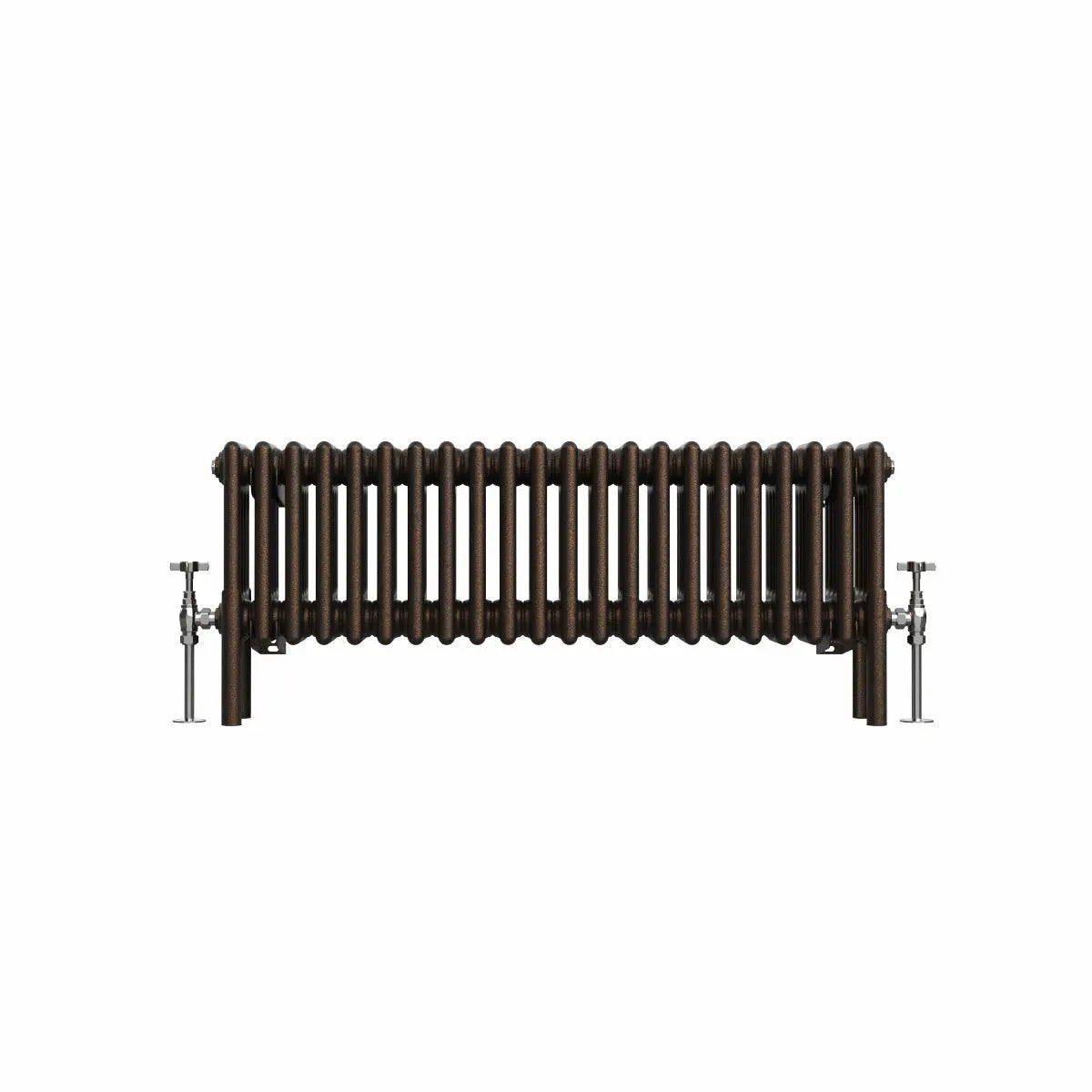 Ferentino - Traditional horizontal column radiator blackened copper