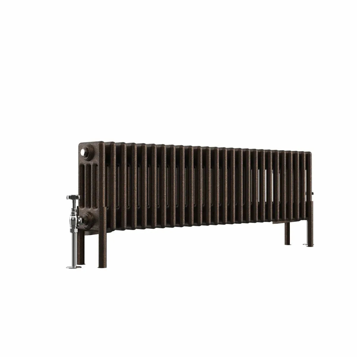 Ferentino - Traditional horizontal column radiator blackened copper