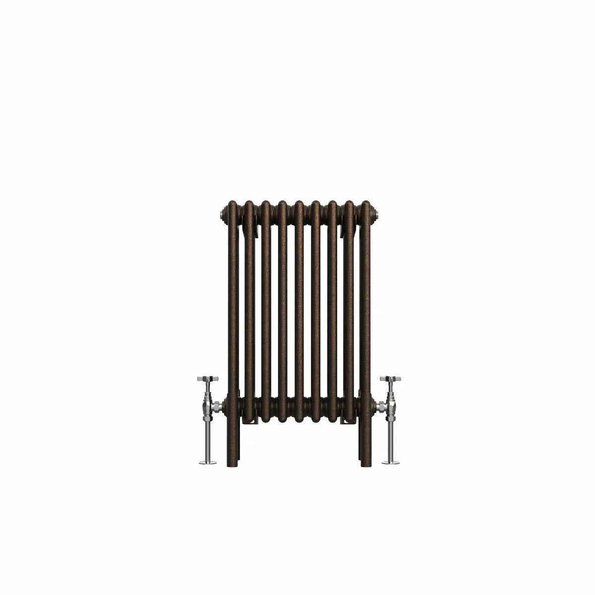 Ferentino - Traditional horizontal column radiator blackened copper