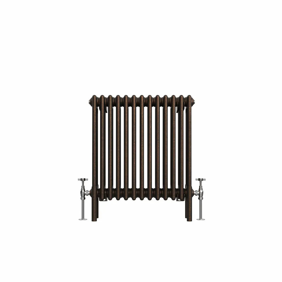 Ferentino - Traditional horizontal column radiator blackened copper