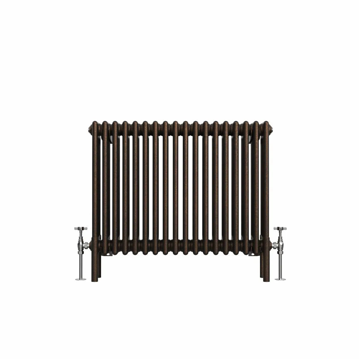 Ferentino - Traditional horizontal column radiator blackened copper