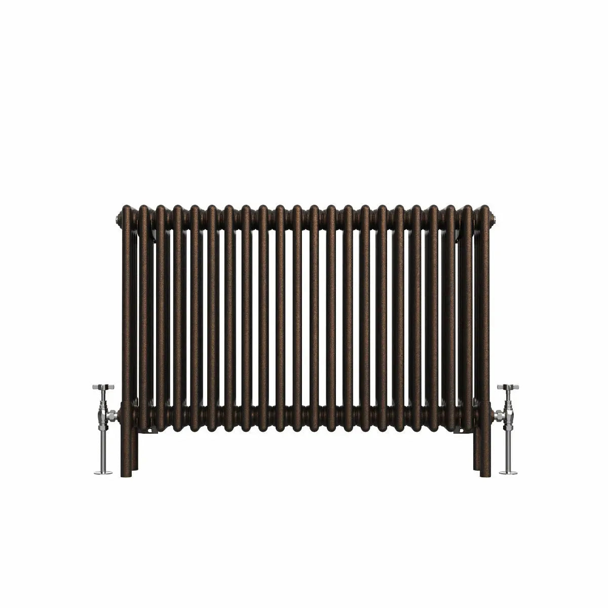 Ferentino - Traditional horizontal column radiator blackened copper