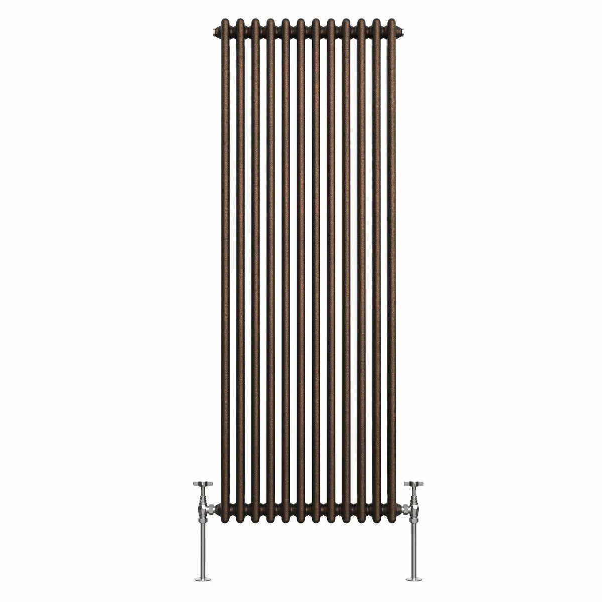 Ferentino - Traditional vertical column radiator blackened copper