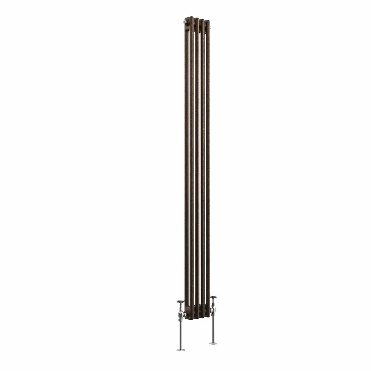 Ferentino - Traditional vertical column radiator blackened copper