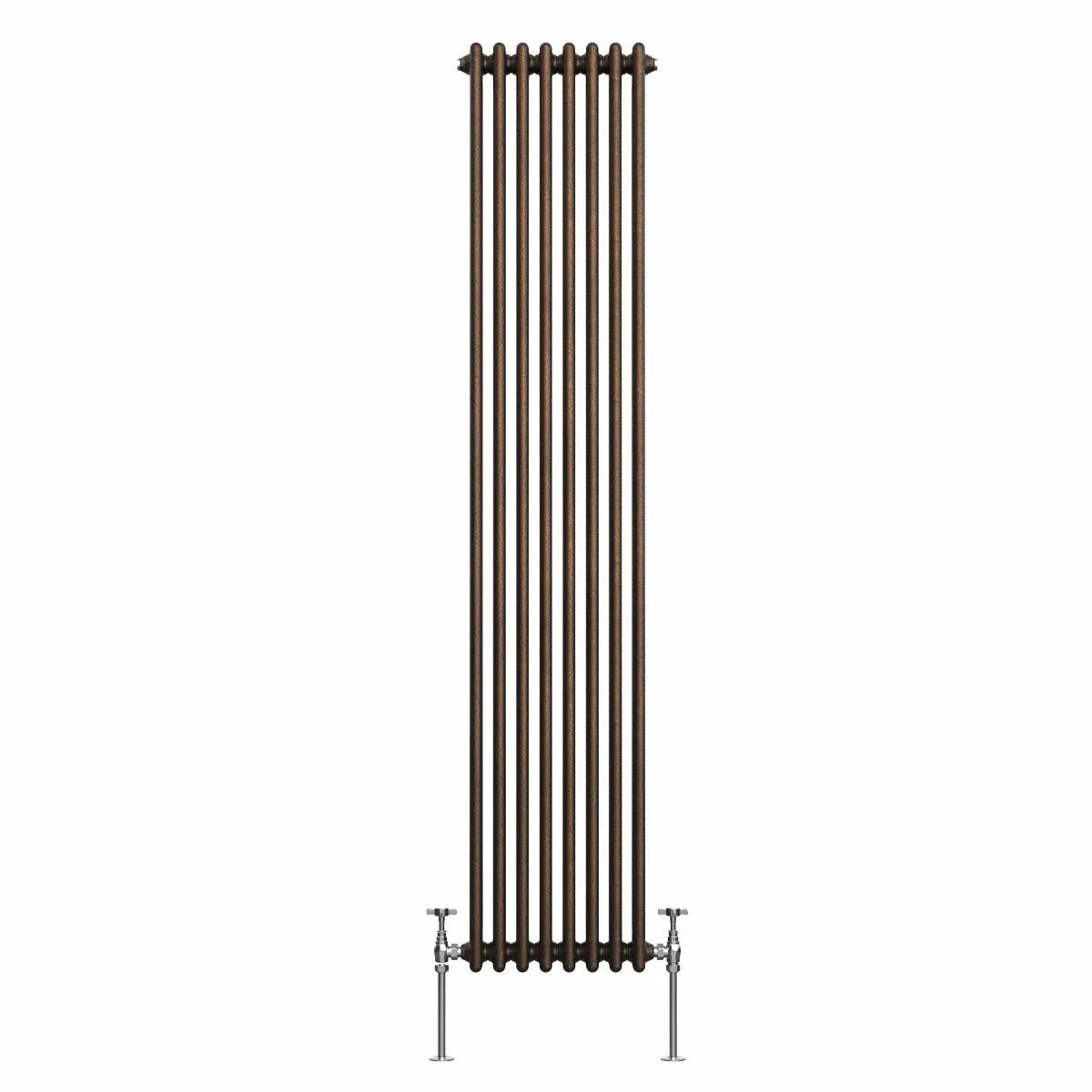 Ferentino - Traditional vertical column radiator blackened copper