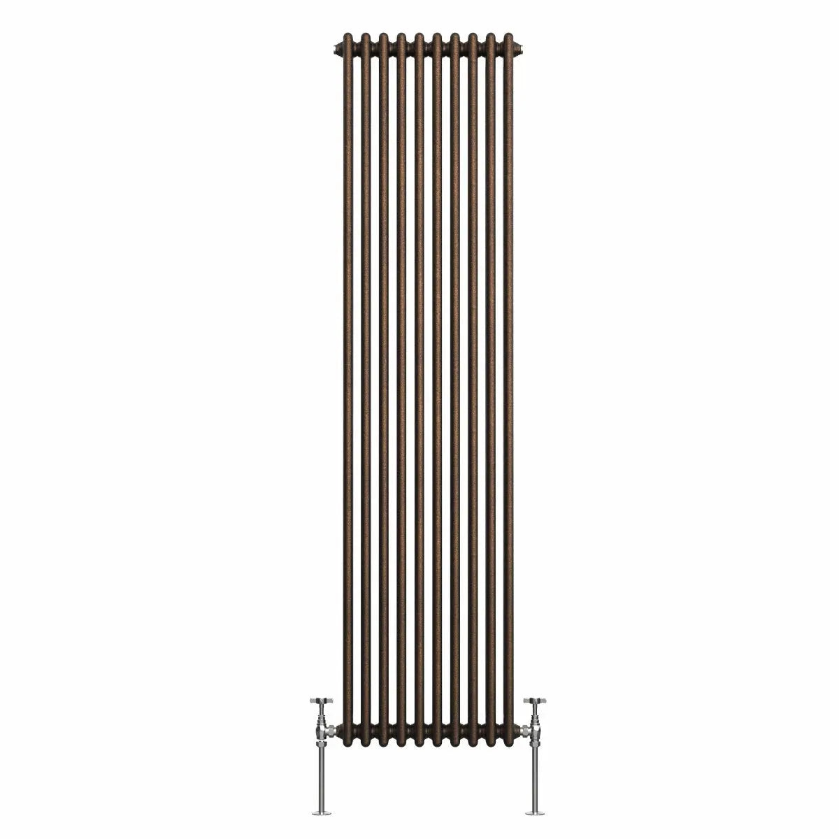 Ferentino - Traditional vertical column radiator blackened copper