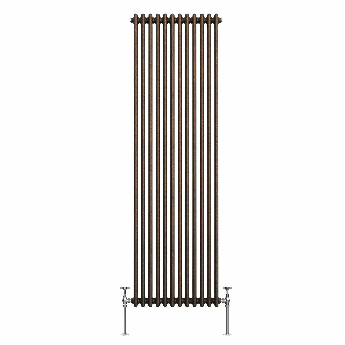 Ferentino - Traditional vertical column radiator blackened copper