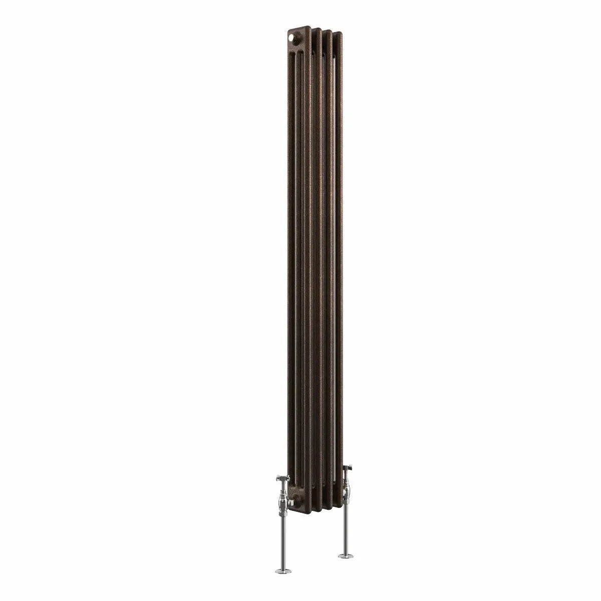 Ferentino - Traditional vertical column radiator blackened copper