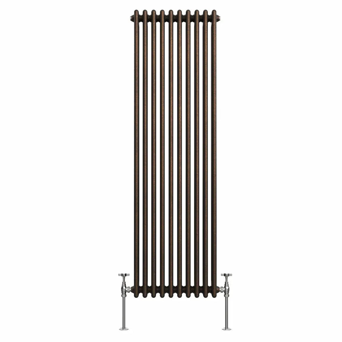 Ferentino - Traditional vertical column radiator blackened copper