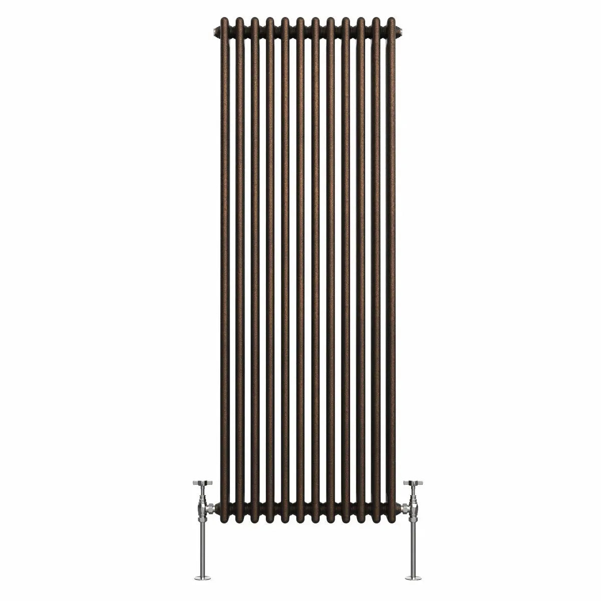 Ferentino - Traditional vertical column radiator blackened copper