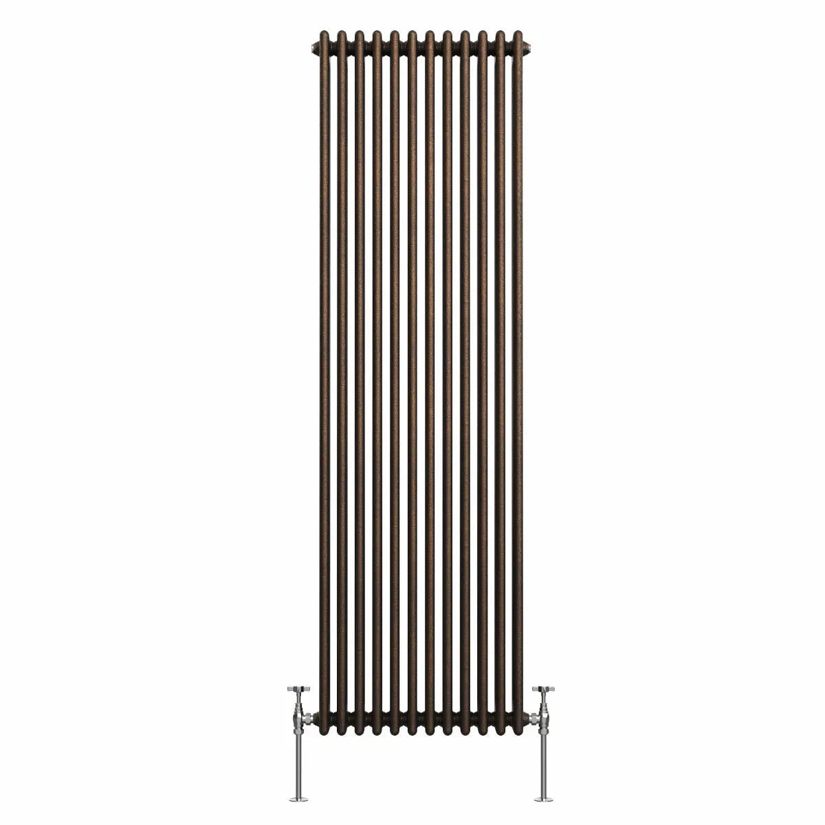 Ferentino - Traditional vertical column radiator blackened copper