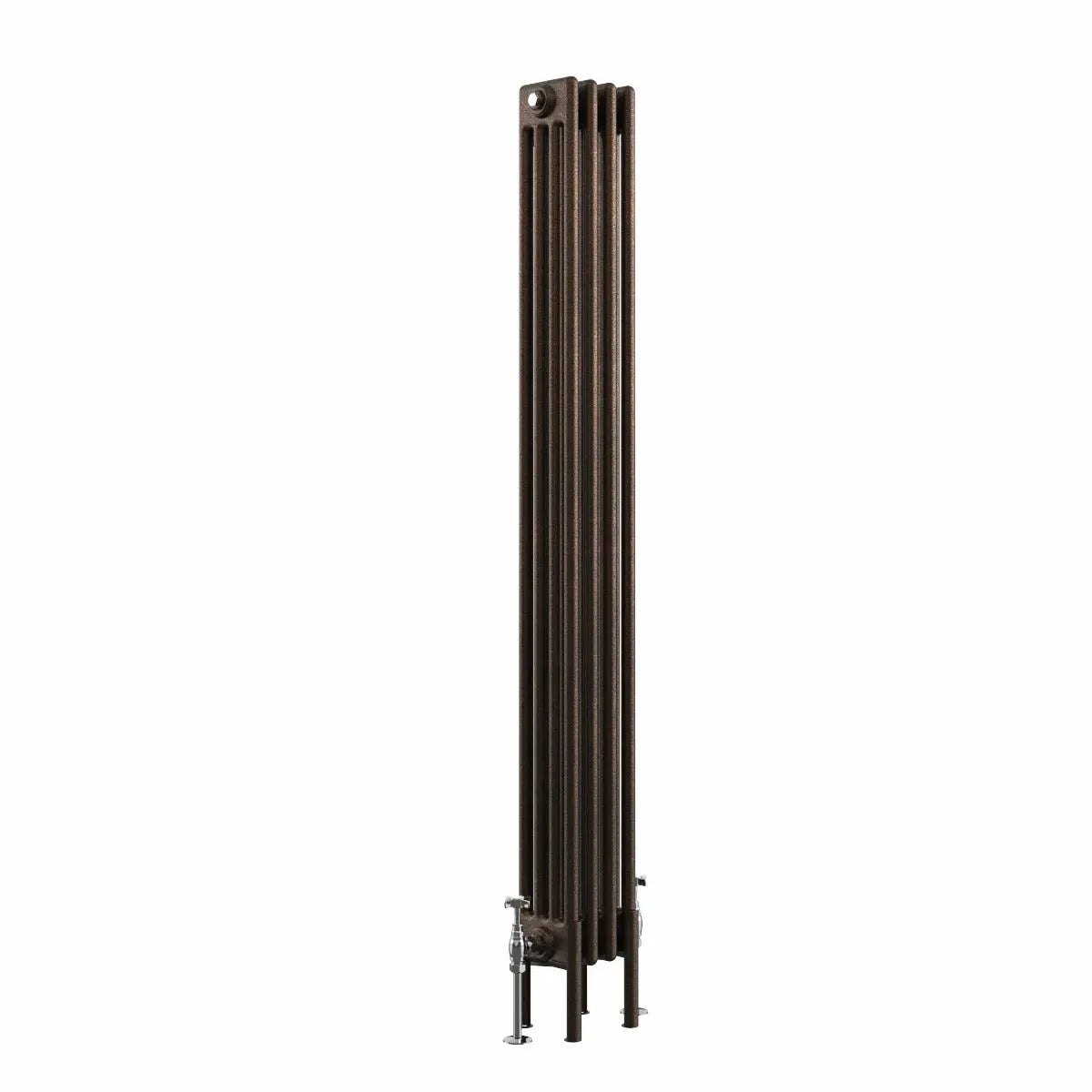 Ferentino - Traditional vertical column radiator blackened copper