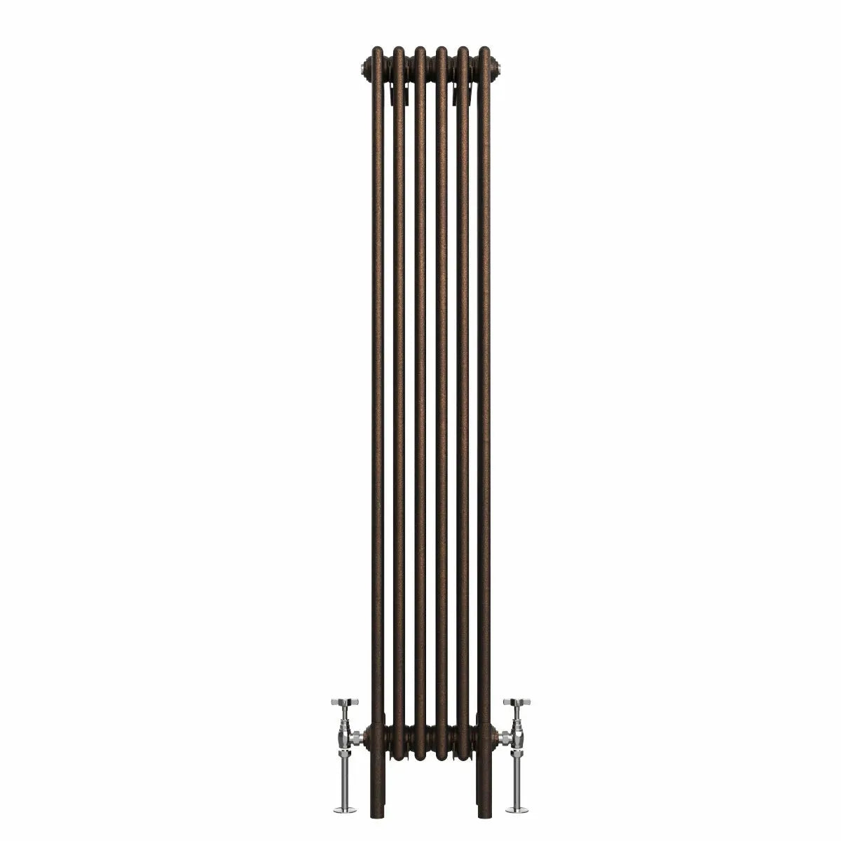 Ferentino - Traditional vertical column radiator blackened copper