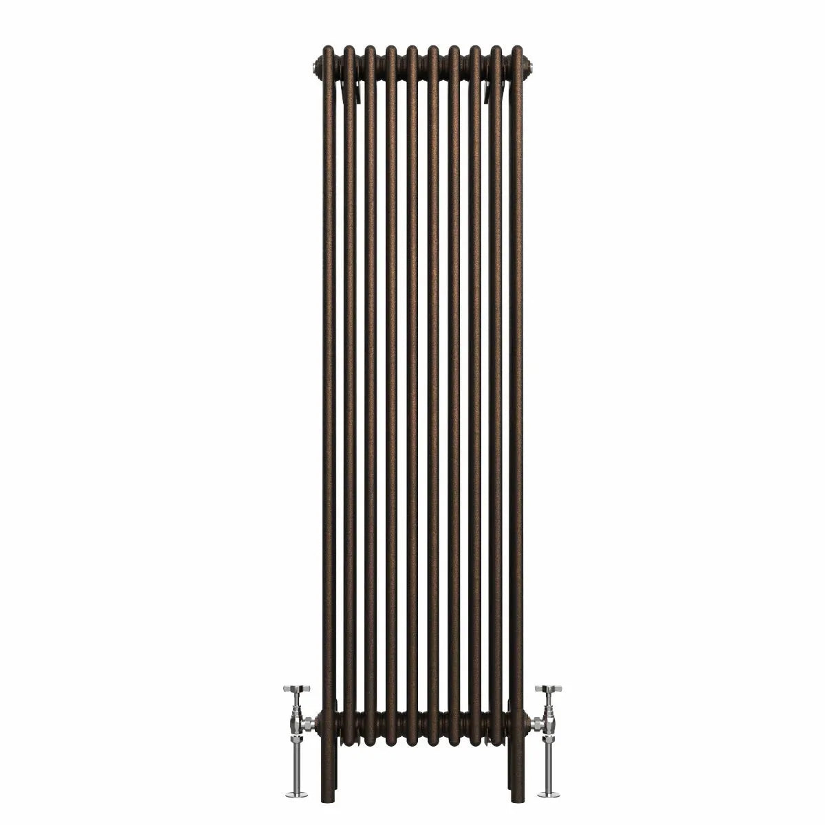 Ferentino - Traditional vertical column radiator blackened copper