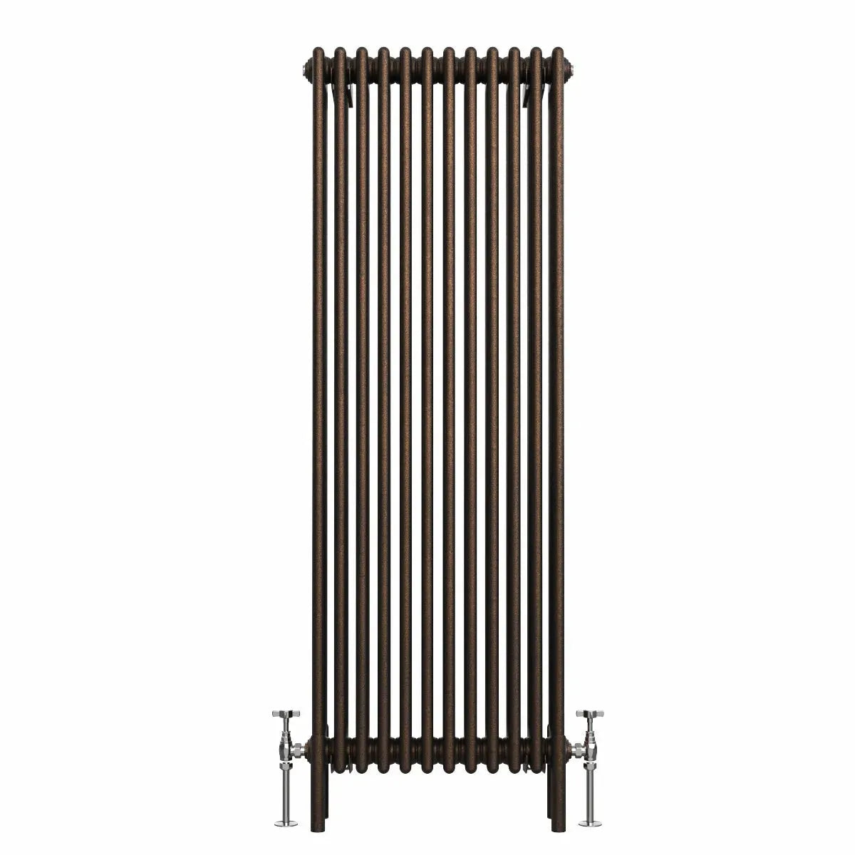 Ferentino - Traditional vertical column radiator blackened copper