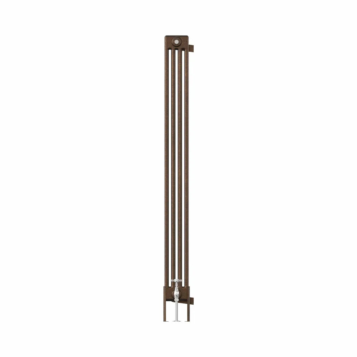 Ferentino - Traditional vertical column radiator blackened copper