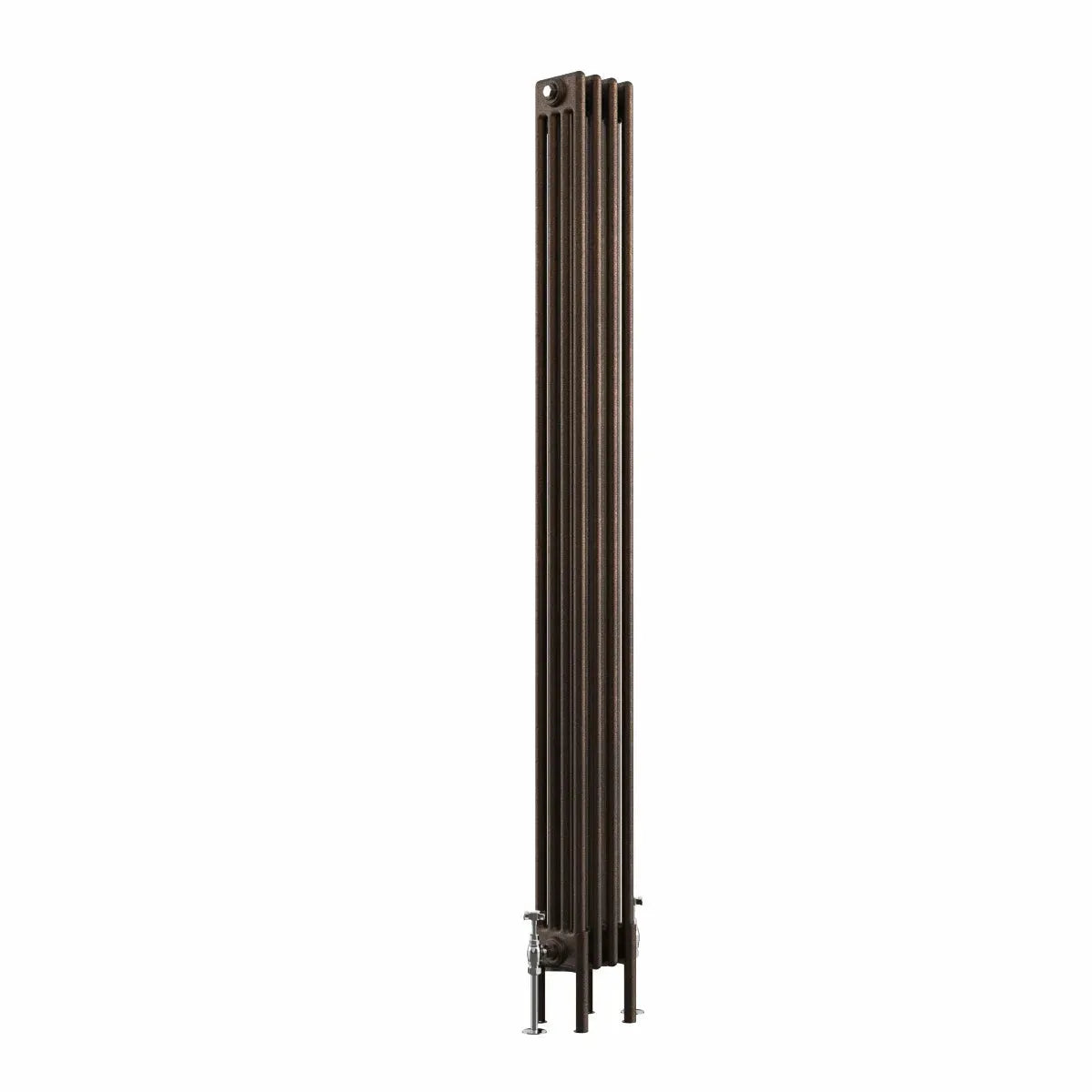 Ferentino - Traditional vertical column radiator blackened copper