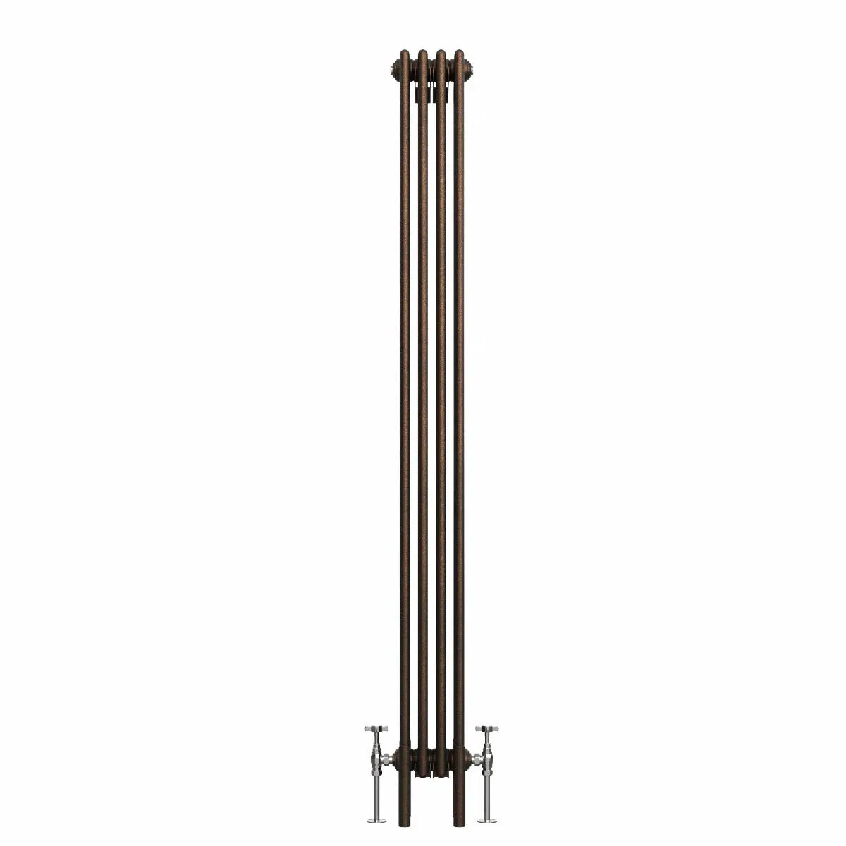 Ferentino - Traditional vertical column radiator blackened copper