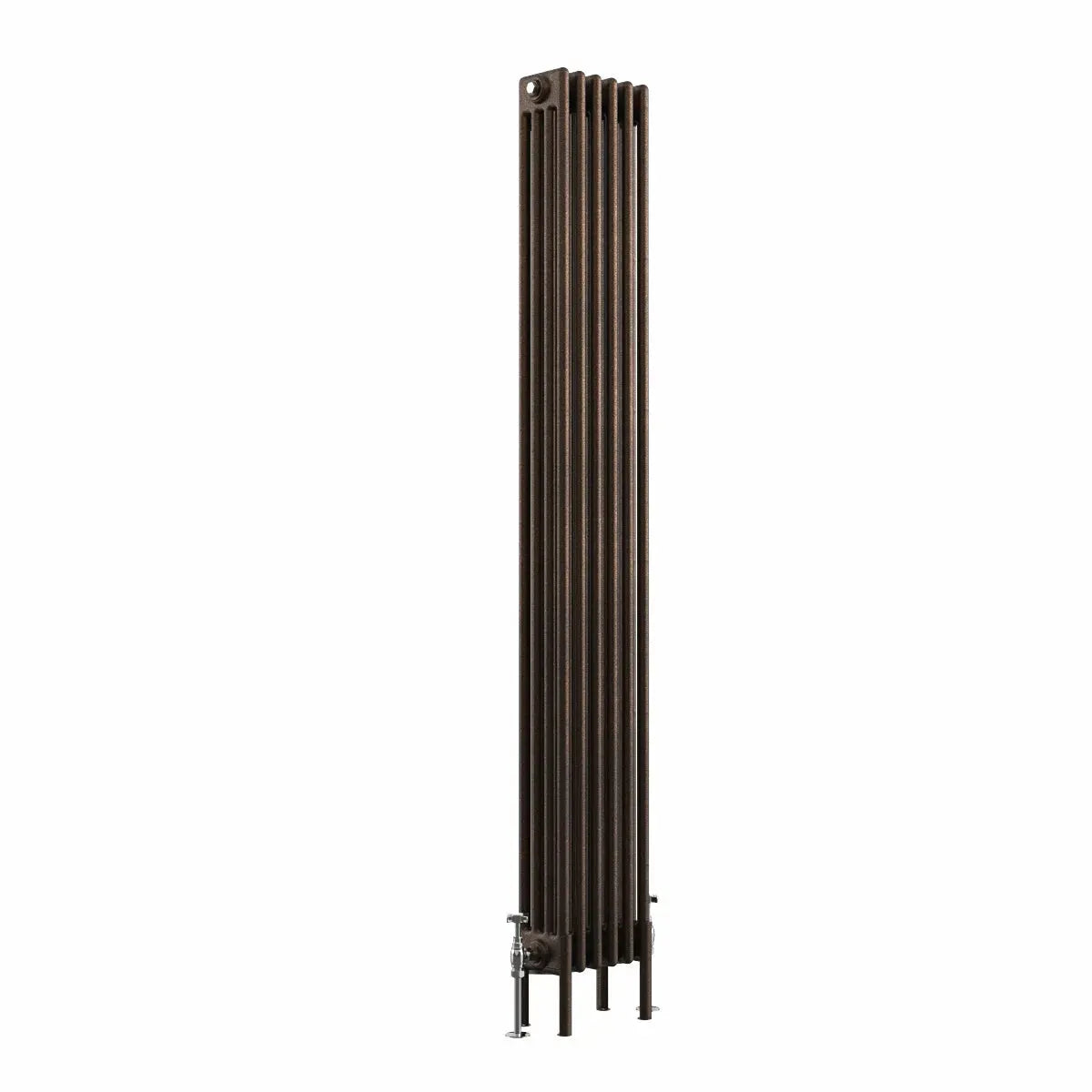 Ferentino - Traditional vertical column radiator blackened copper