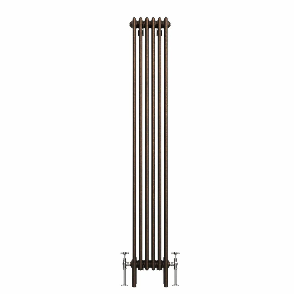 Ferentino - Traditional vertical column radiator blackened copper