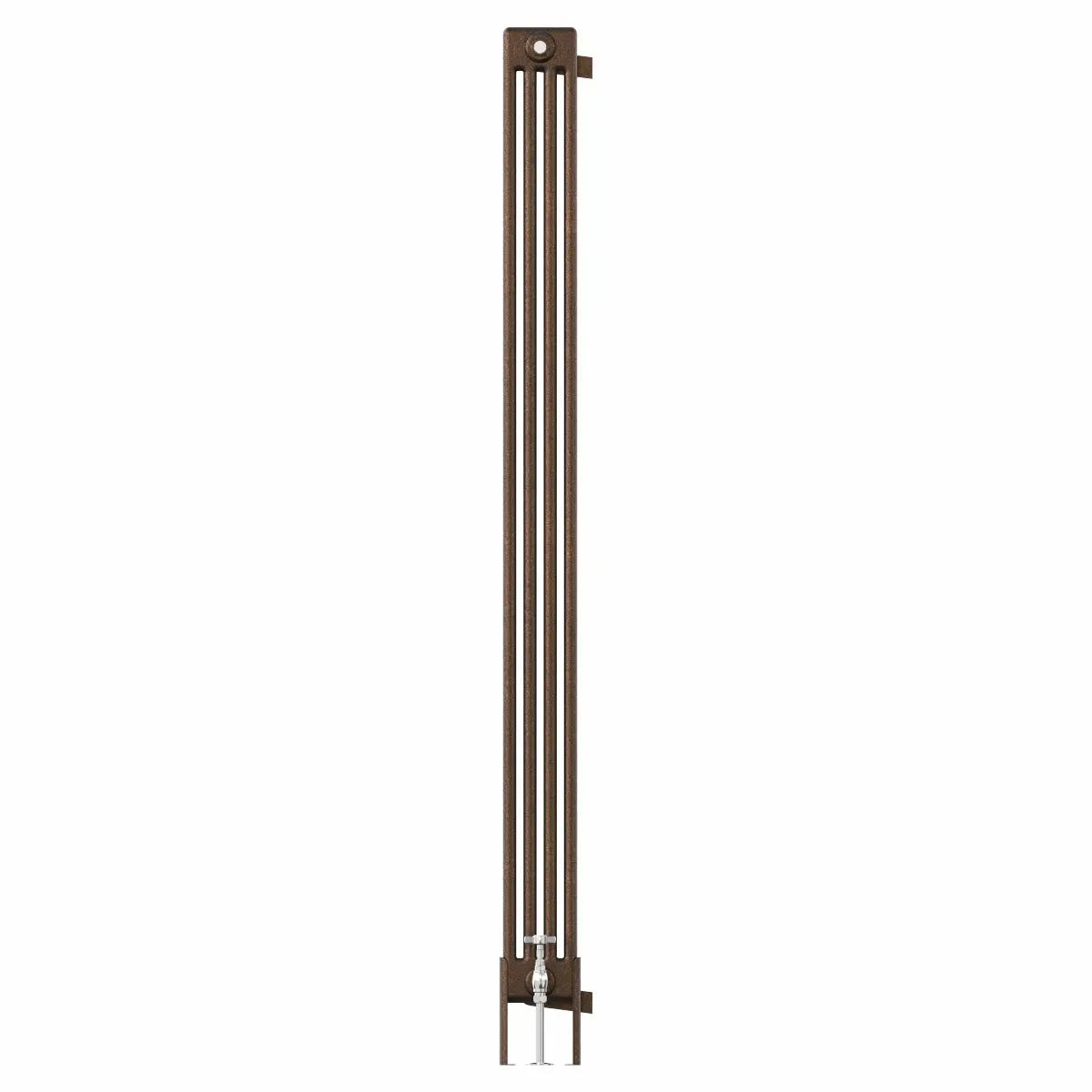 Ferentino - Traditional vertical column radiator blackened copper