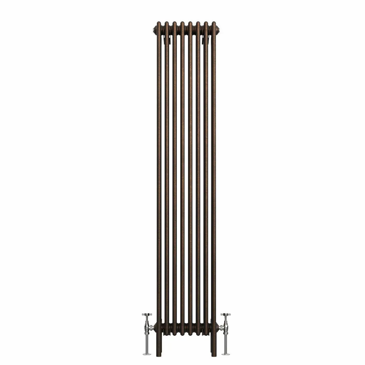 Ferentino - Traditional vertical column radiator blackened copper