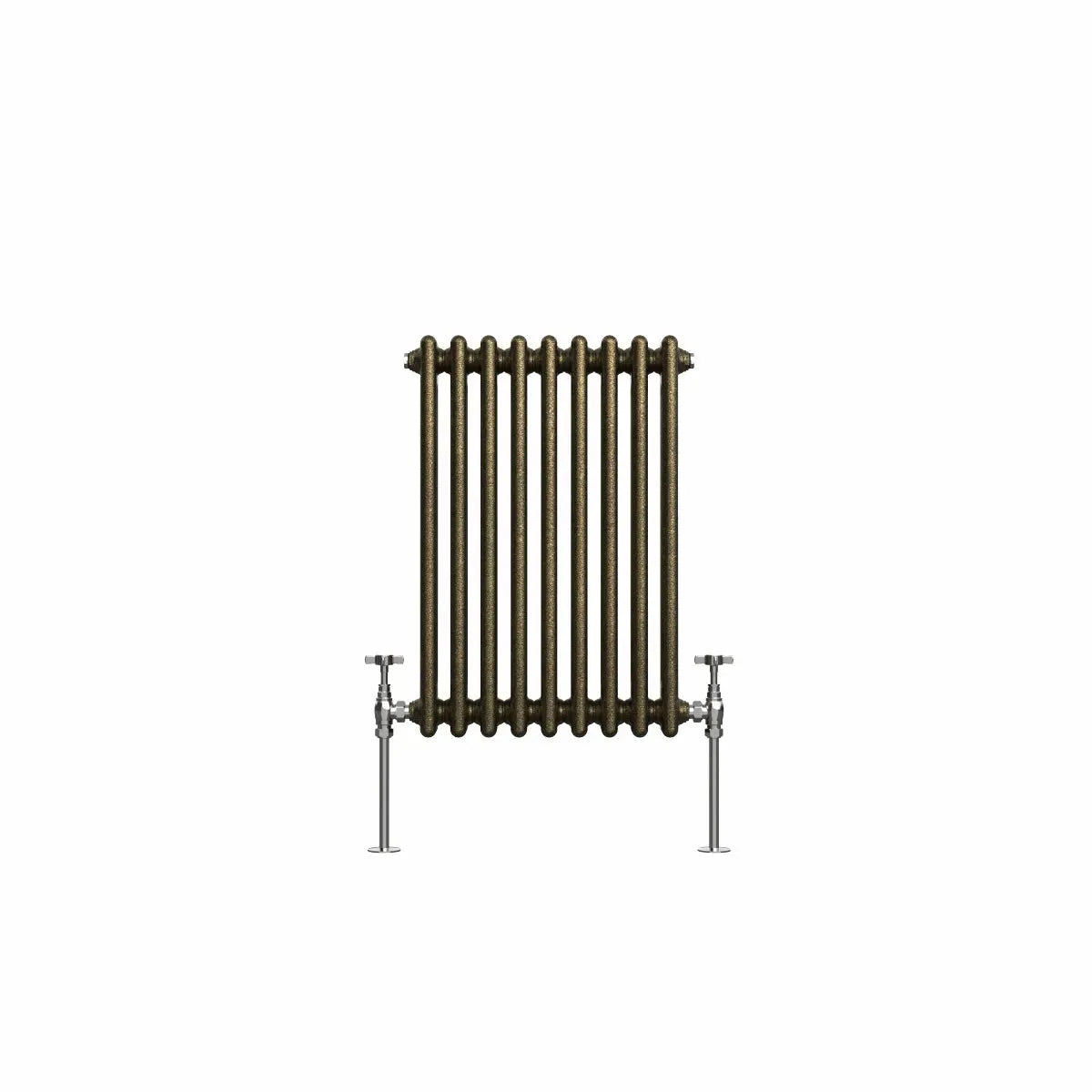 Ferentino - Traditional horizontal column radiator blackened gold