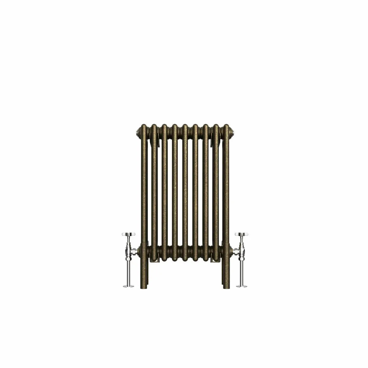 Ferentino - Traditional horizontal column radiator blackened gold