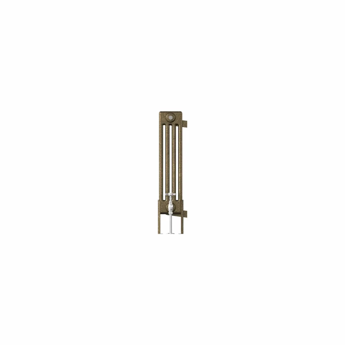 Ferentino - Traditional horizontal column radiator blackened gold