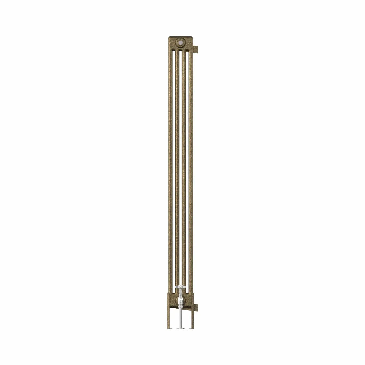 Ferentino - Traditional vertical column radiator blackened gold