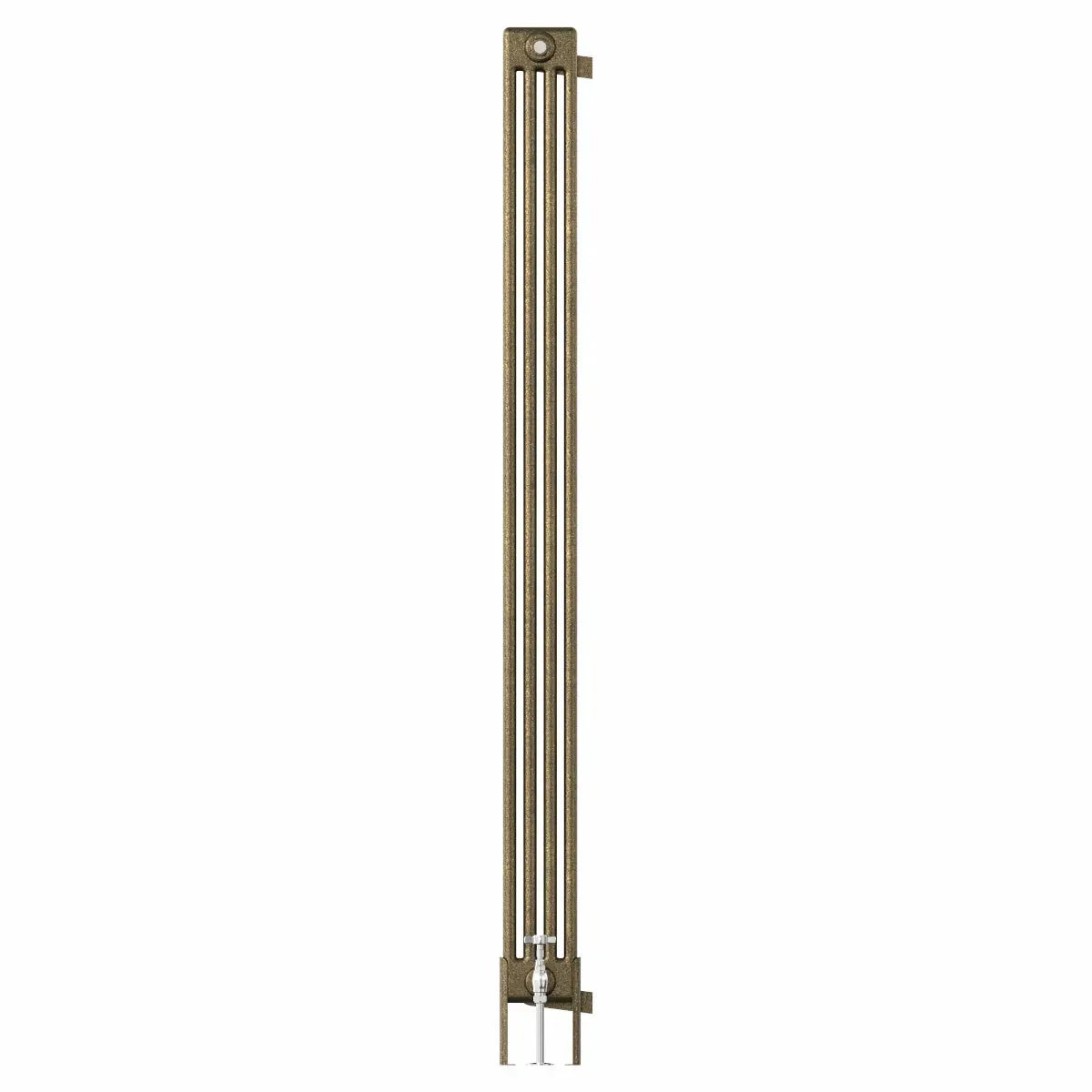 Ferentino - Traditional vertical column radiator blackened gold