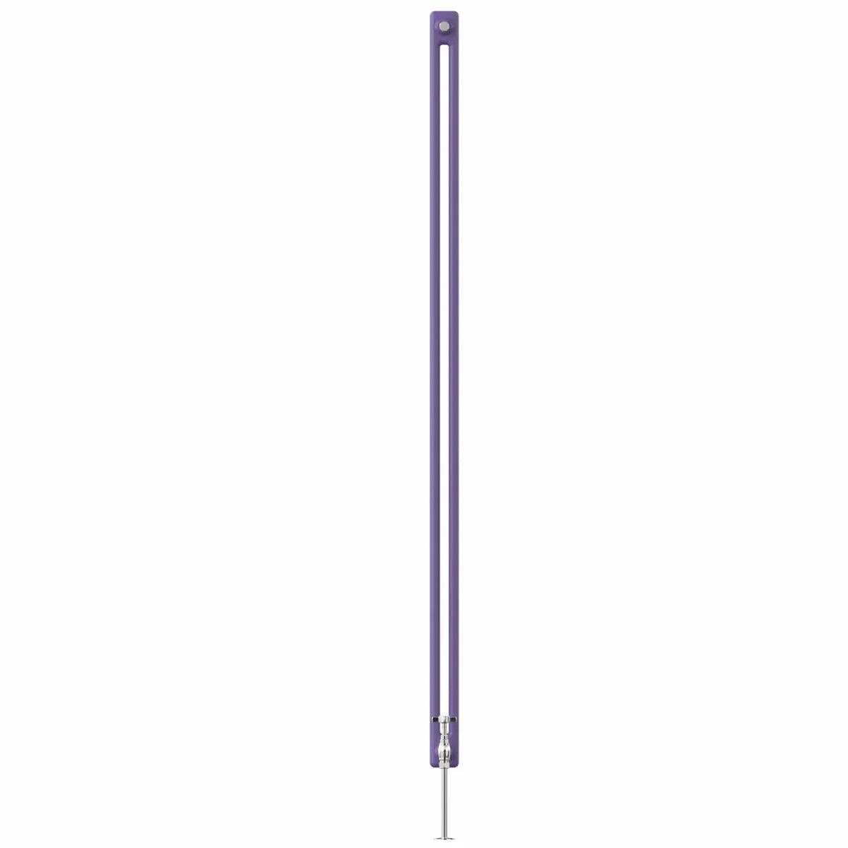 Ferentino - Traditional vertical column radiator blue lilac