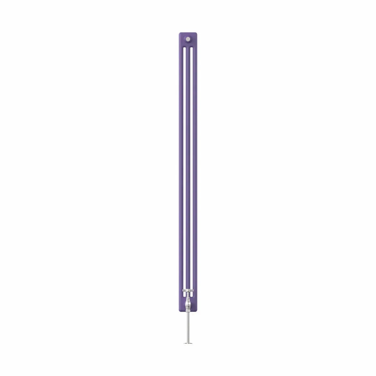 Ferentino - Traditional vertical column radiator blue lilac