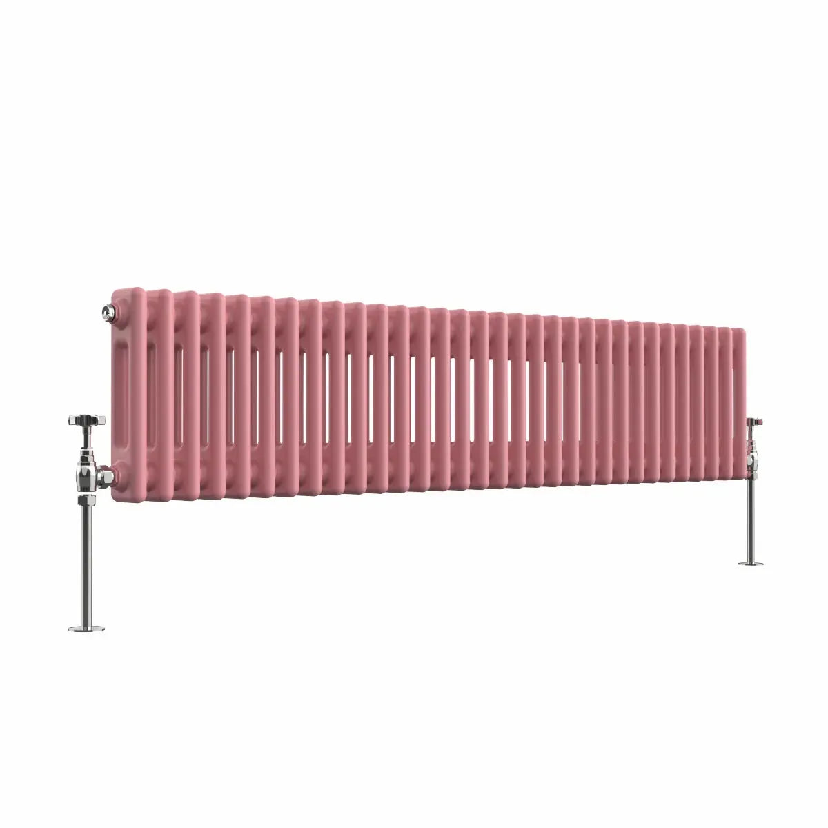 Ferentino - Traditional horizontal column radiator light pink