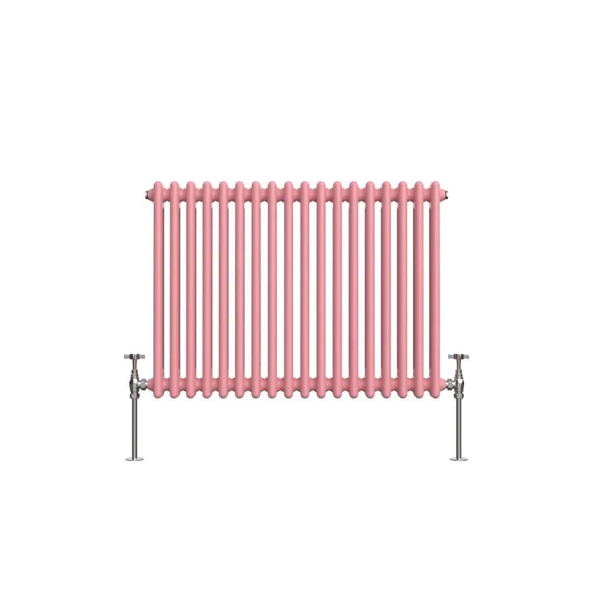 Ferentino - Traditional horizontal column radiator light pink