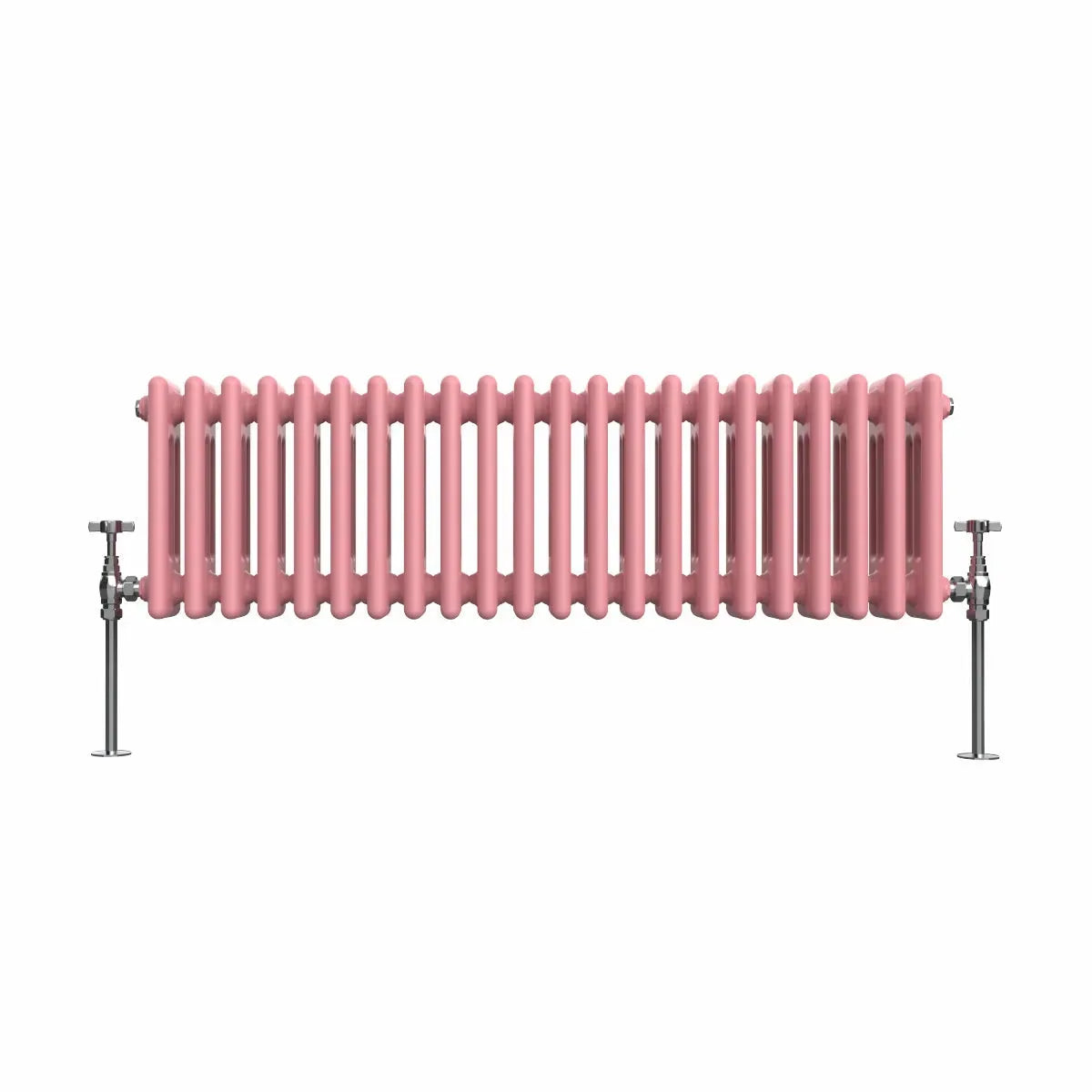 Ferentino - Traditional horizontal column radiator light pink