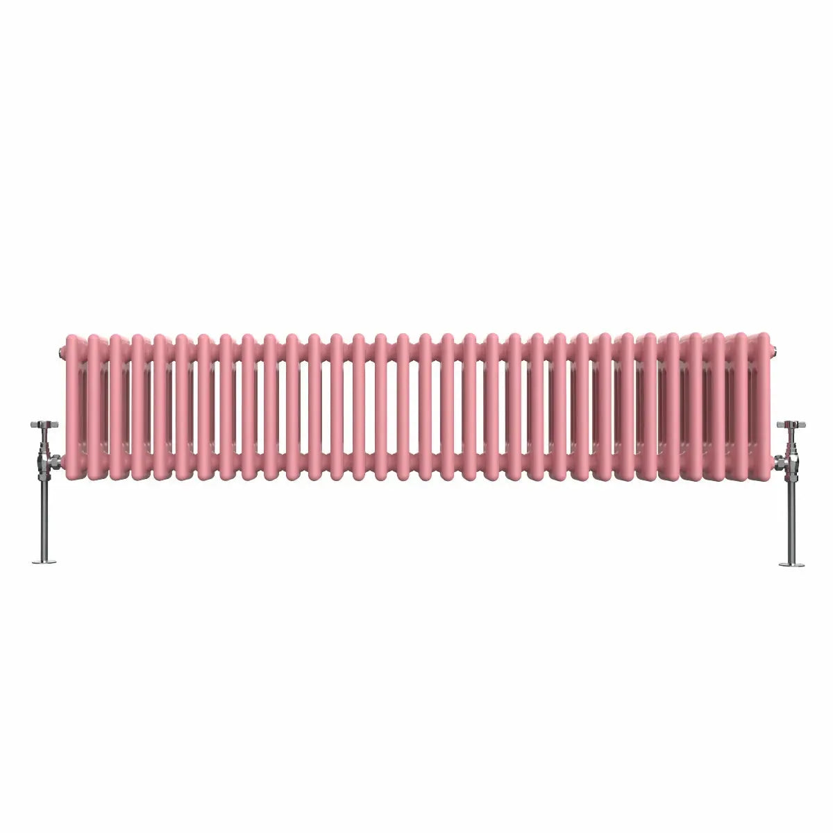 Ferentino - Traditional horizontal column radiator light pink