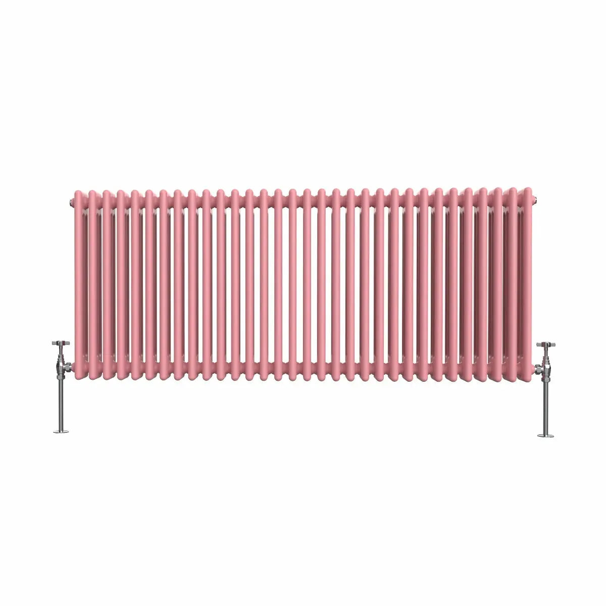 Ferentino - Traditional horizontal column radiator light pink