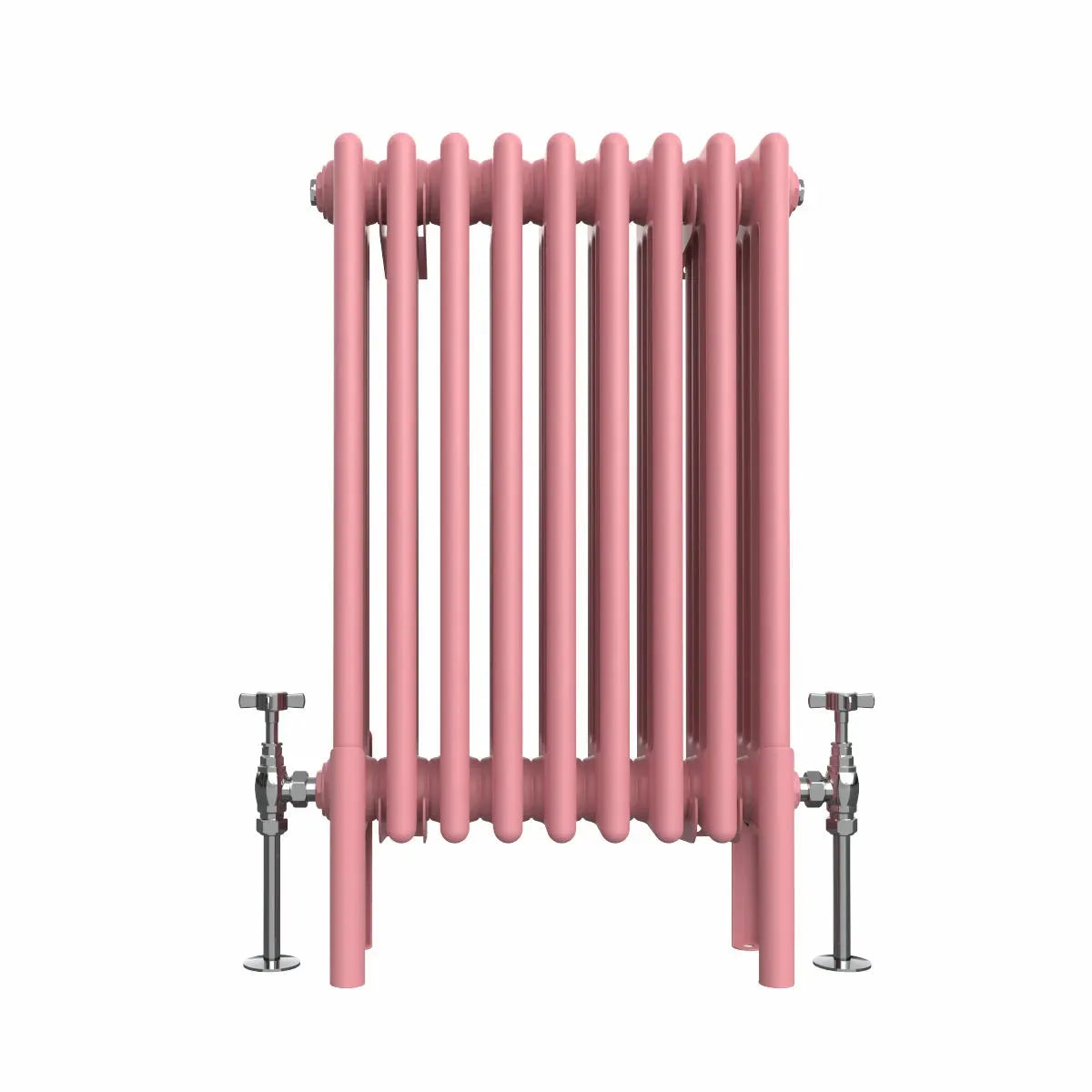 Ferentino - Traditional horizontal column radiator light pink