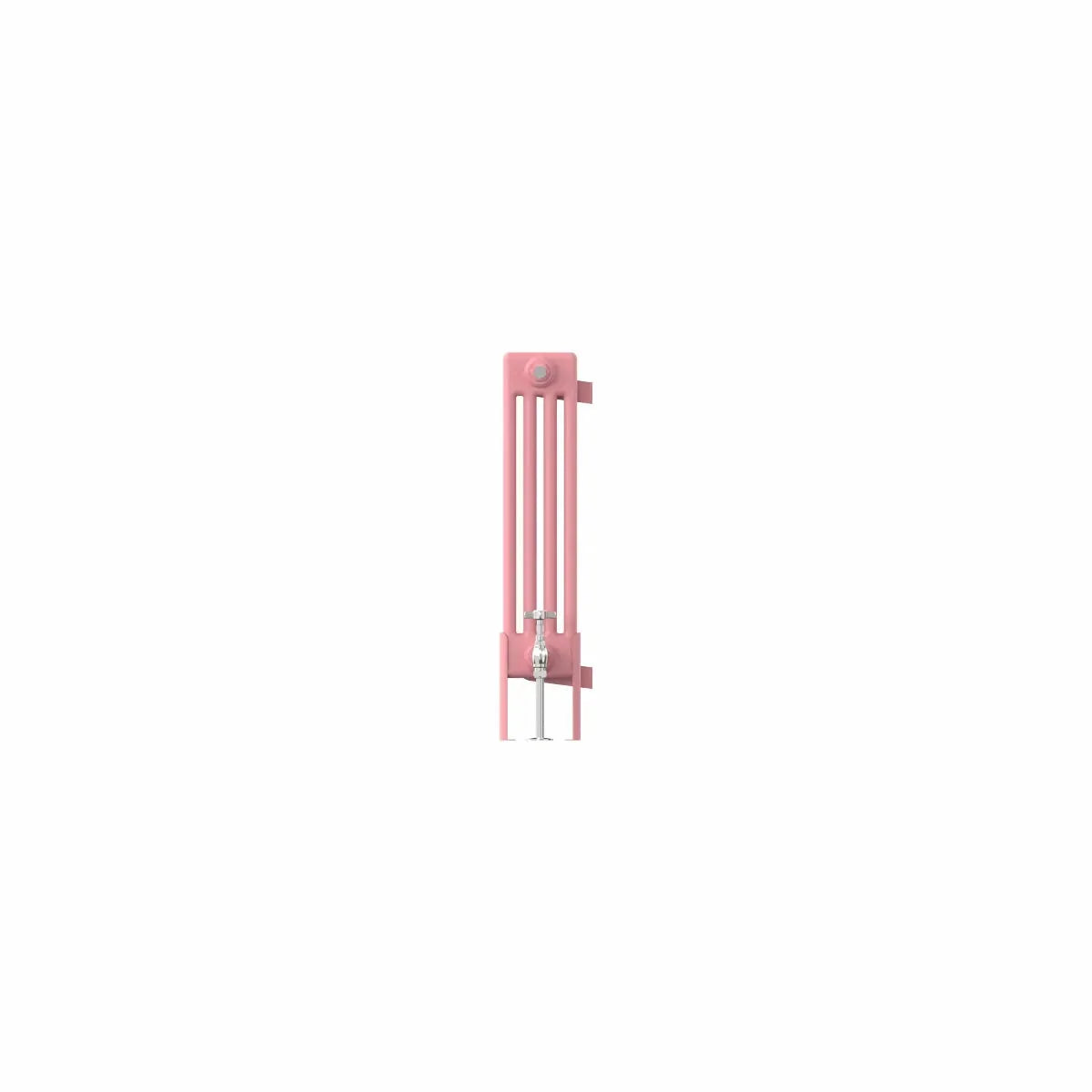 Ferentino - Traditional horizontal column radiator light pink