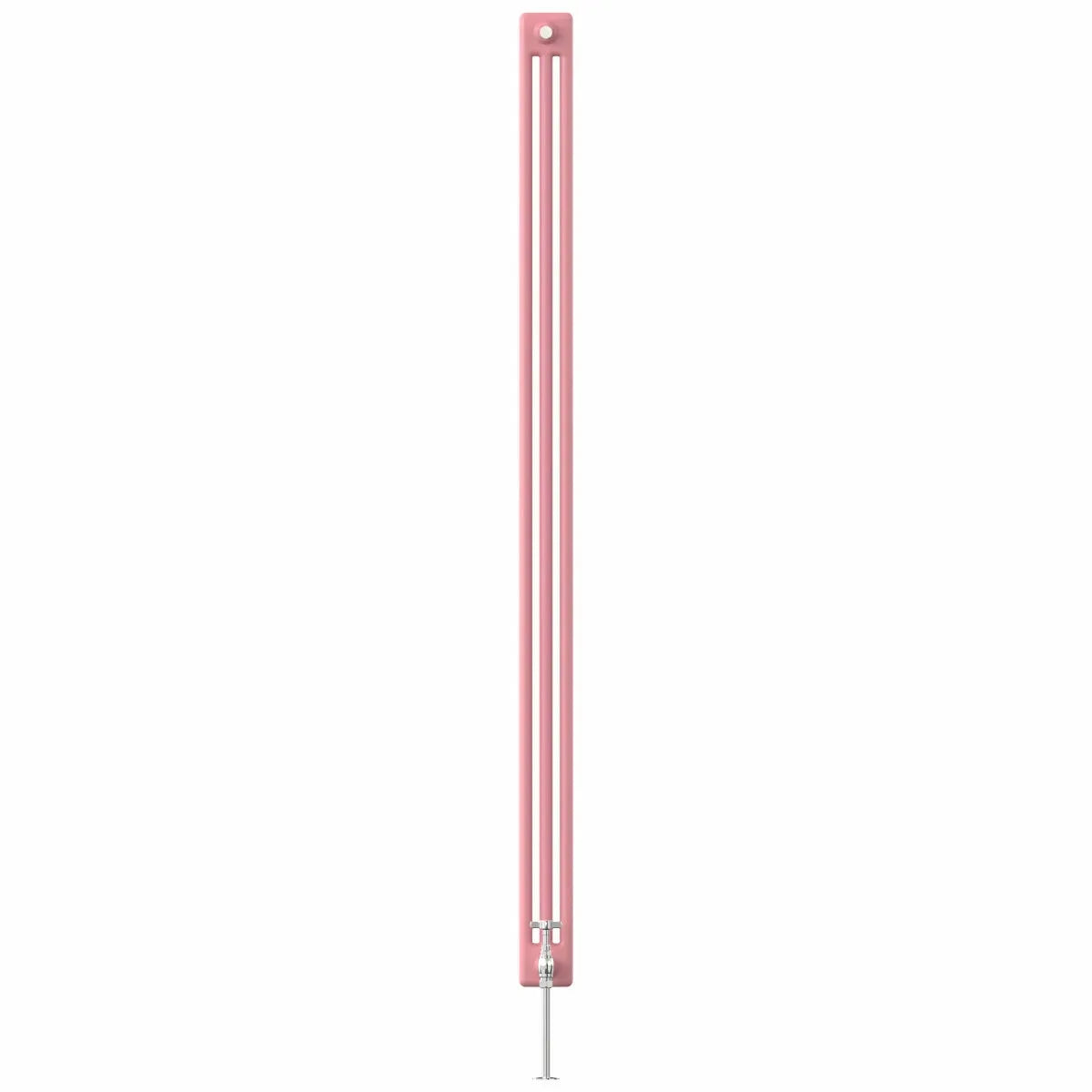 Ferentino - Traditional vertical column radiator light pink