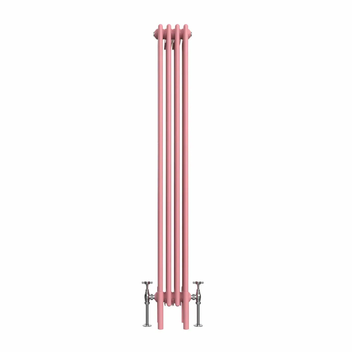 Ferentino - Traditional vertical column radiator light pink