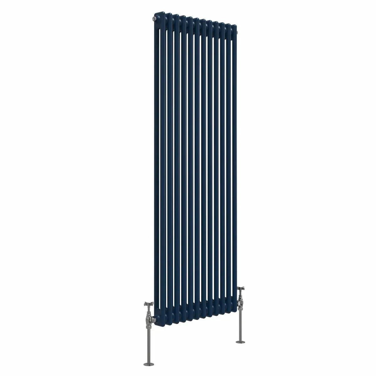 Ferentino - Traditional vertical column radiator sapphire blue