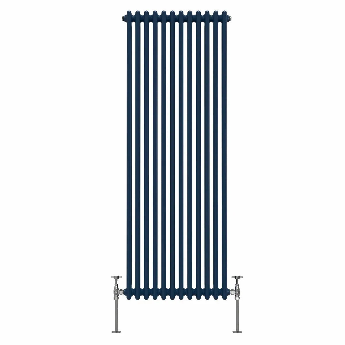 Ferentino - Traditional vertical column radiator sapphire blue