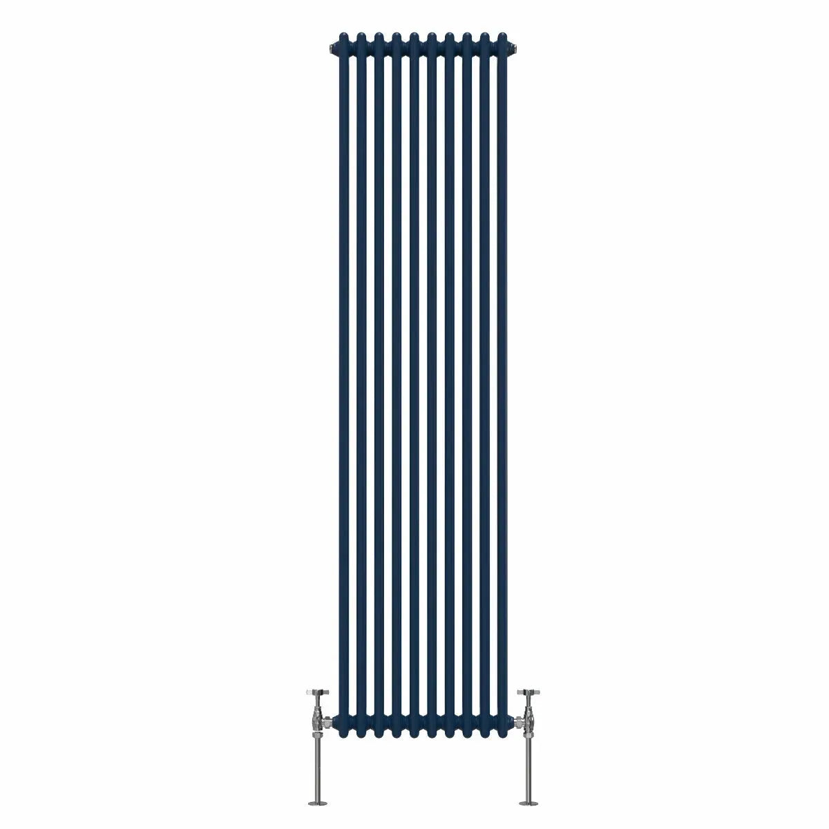 Ferentino - Traditional vertical column radiator sapphire blue